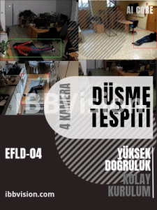 EFLD-04 Edge AI Düşme Tespiti (4 Kamera)